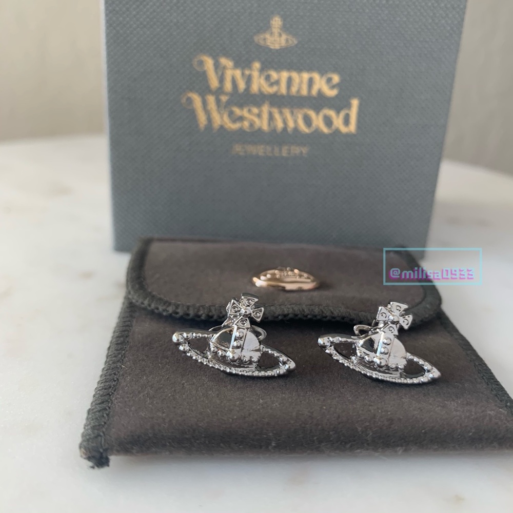 Vivienne Westwood mini silver classic earrings